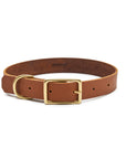 Willis Leather Collar | Leather and Brass
