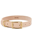 Willis Leather Collar | Leather and Brass