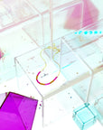 Step into a world of vibrant energy with our Kaleid Bracelet, featuring periwinkle and cream colors inspired by the beautiful Santorini coast. Refined Japanese glass beads are meticulously threaded onto your choice of 14k gold-filled or sterling silver chain — a match made in jewelry heaven. Both options promise a shine that withstands the test of time, ensuring your Kaleid Bracelet remains a centerpiece in your collection for decades to come.