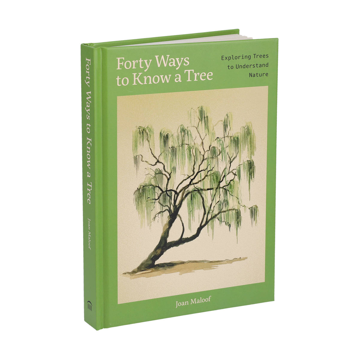 Forty Ways to Know a Tree book standing at an angle