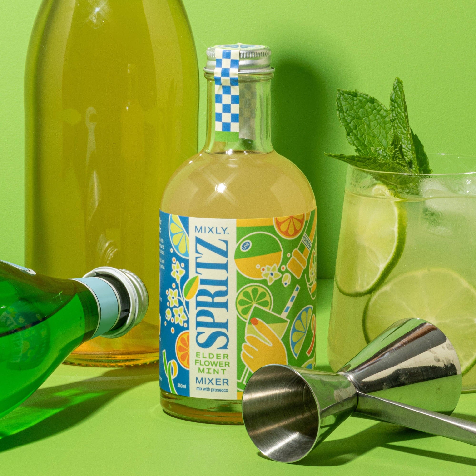 Cocktail Drink Mixers | Elderflower Mint Spritz