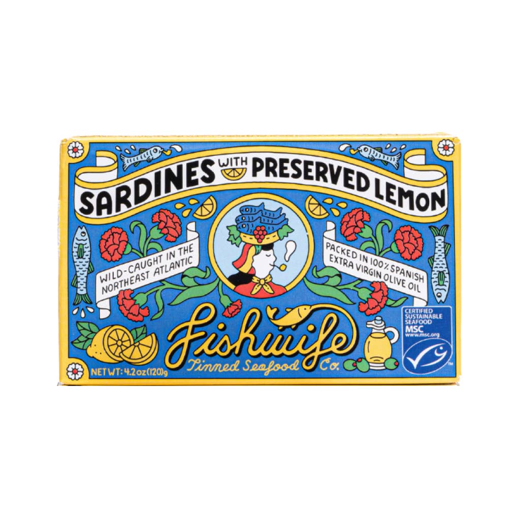 Tinned Fish | Sardines with Preserved Lemon