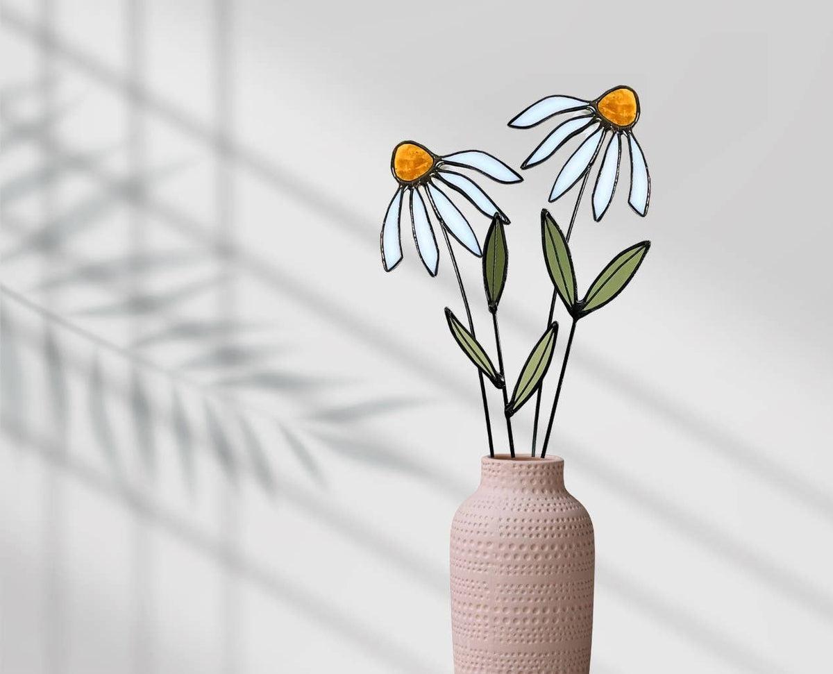 Stained Glass | Three Leaf Stem