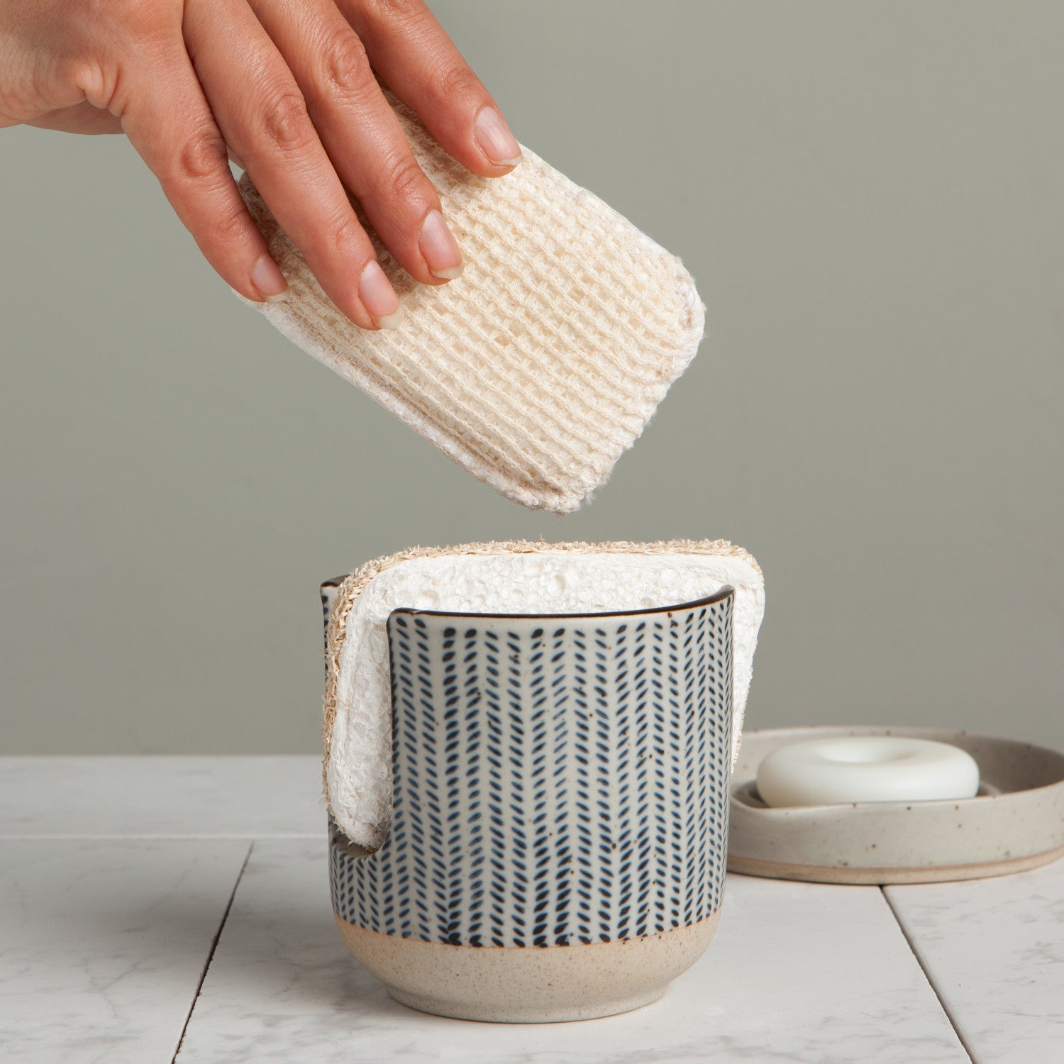 Sponge Holder | Herringbone