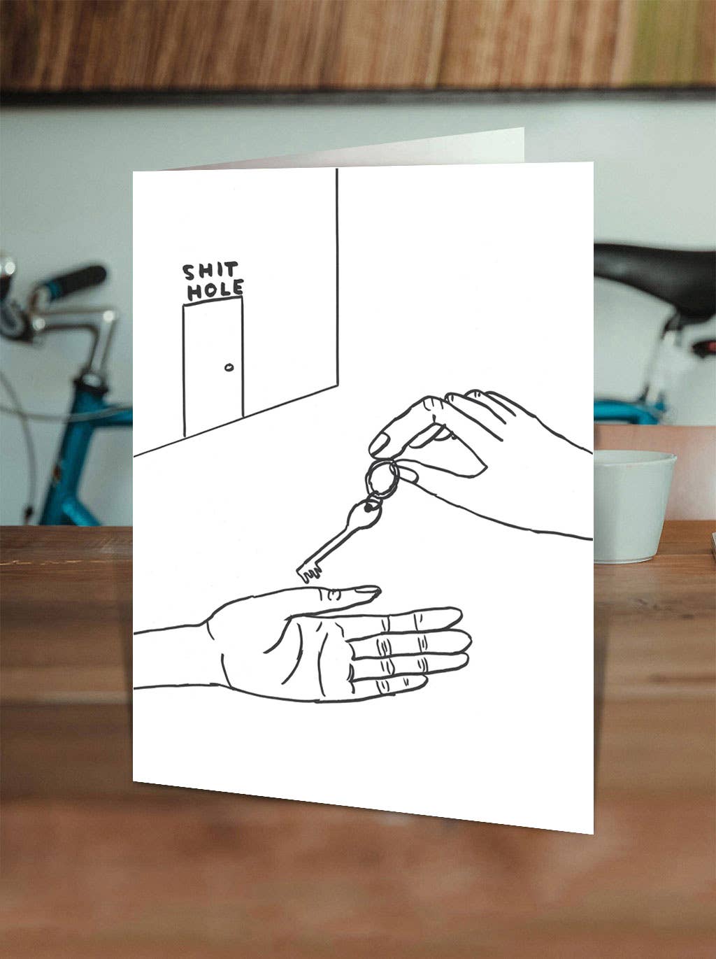 Greeting Card | Shit Hole New Home