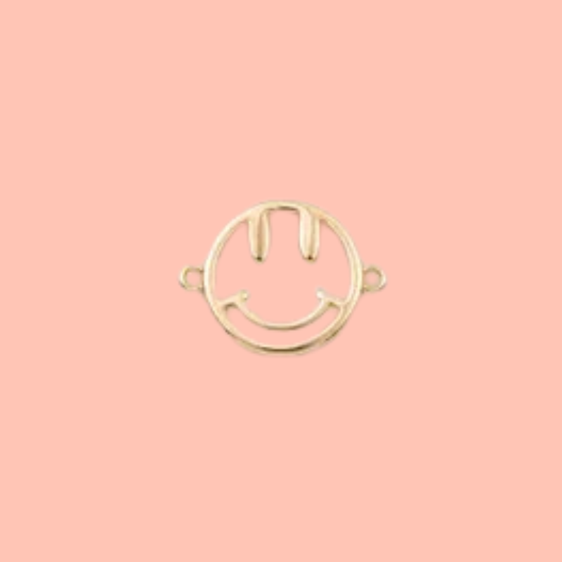 Charm | Happy Face Connector