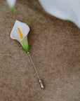 Ceramic Brooch | Calla Lily Pin