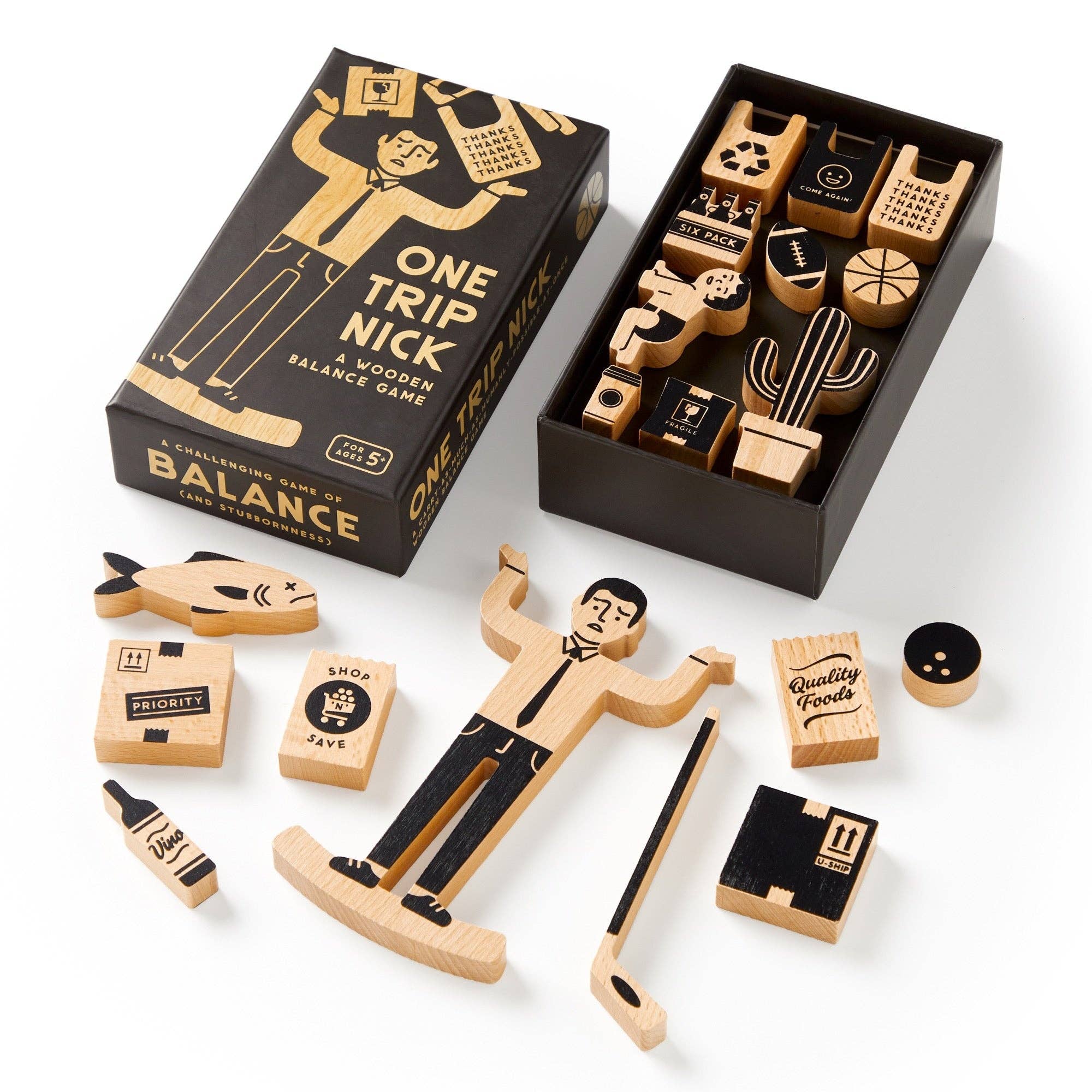 One Trip Nick Wooden Balance Game