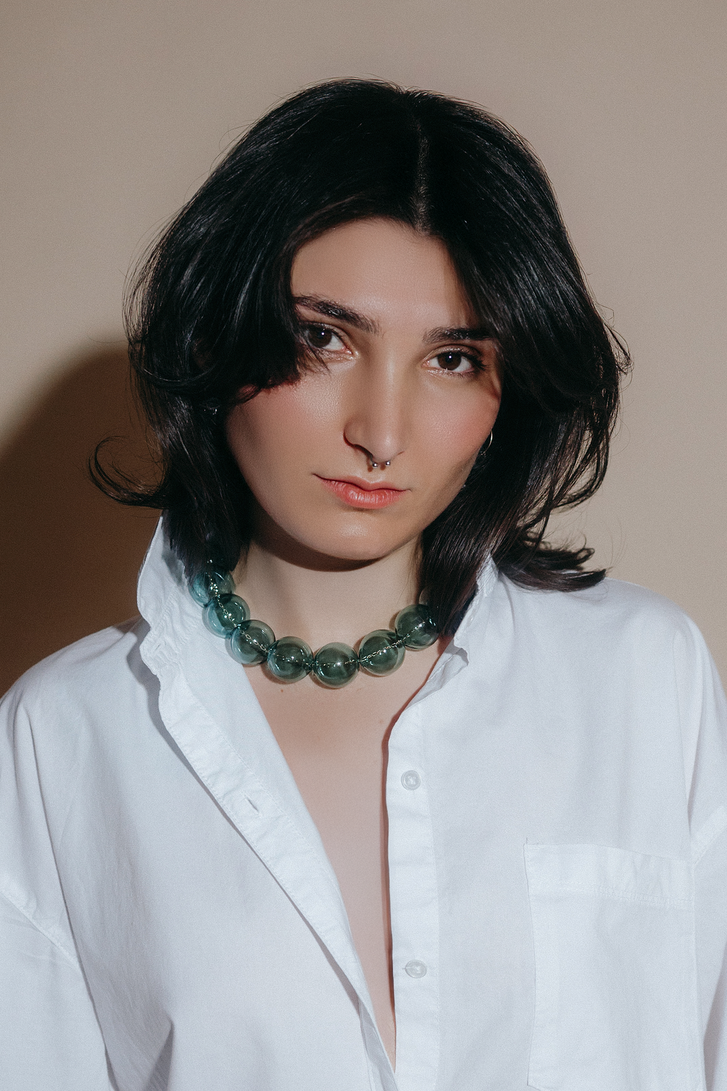 Hav Bauble Necklace | Blown Glass Spheres &amp; 14k Gold-filled Chain
