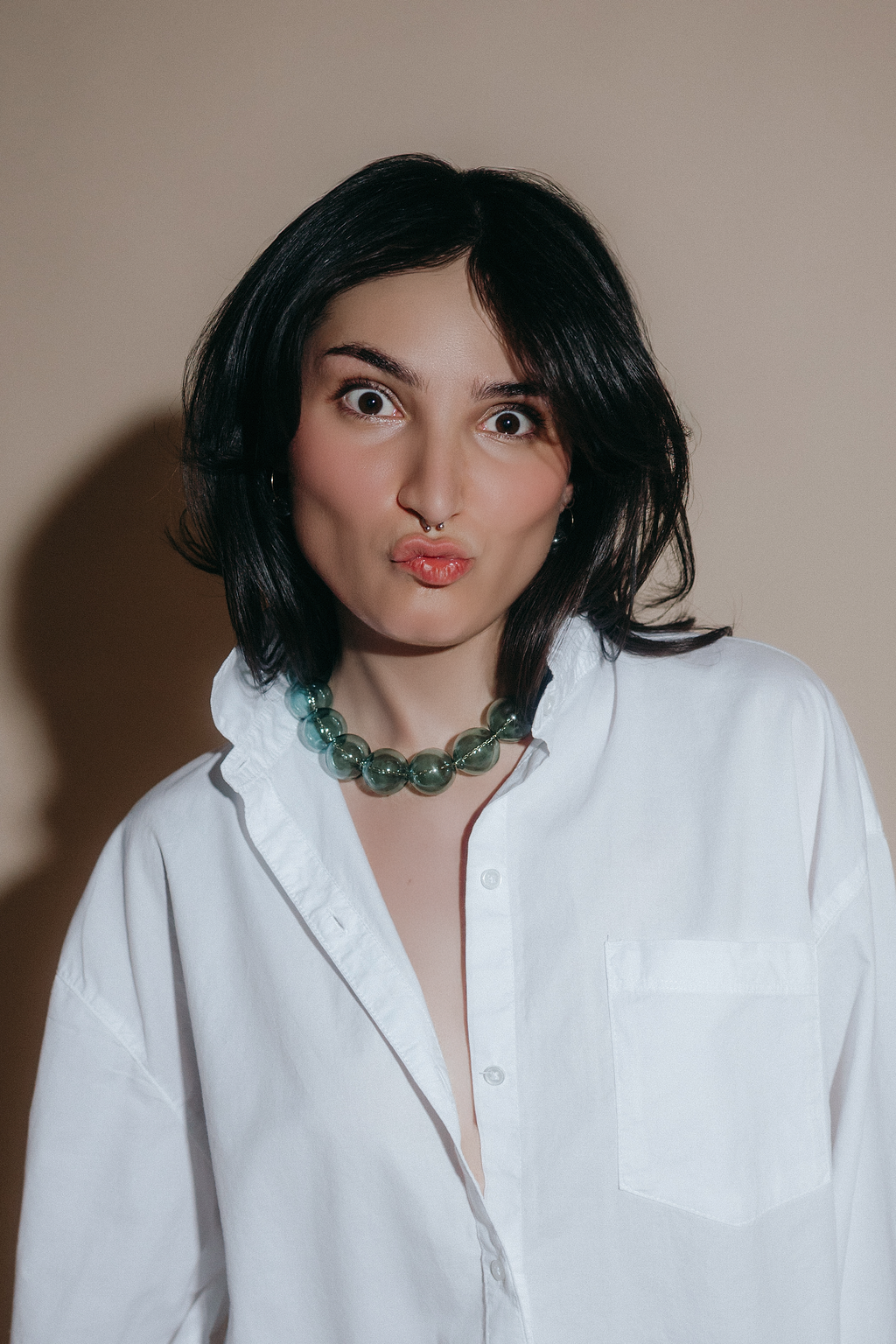 Hav Bauble Necklace | Blown Glass Spheres &amp; 14k Gold-filled Chain