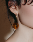 Sjø Earrings | Blown Glass Spheres & 14k Gold-fill