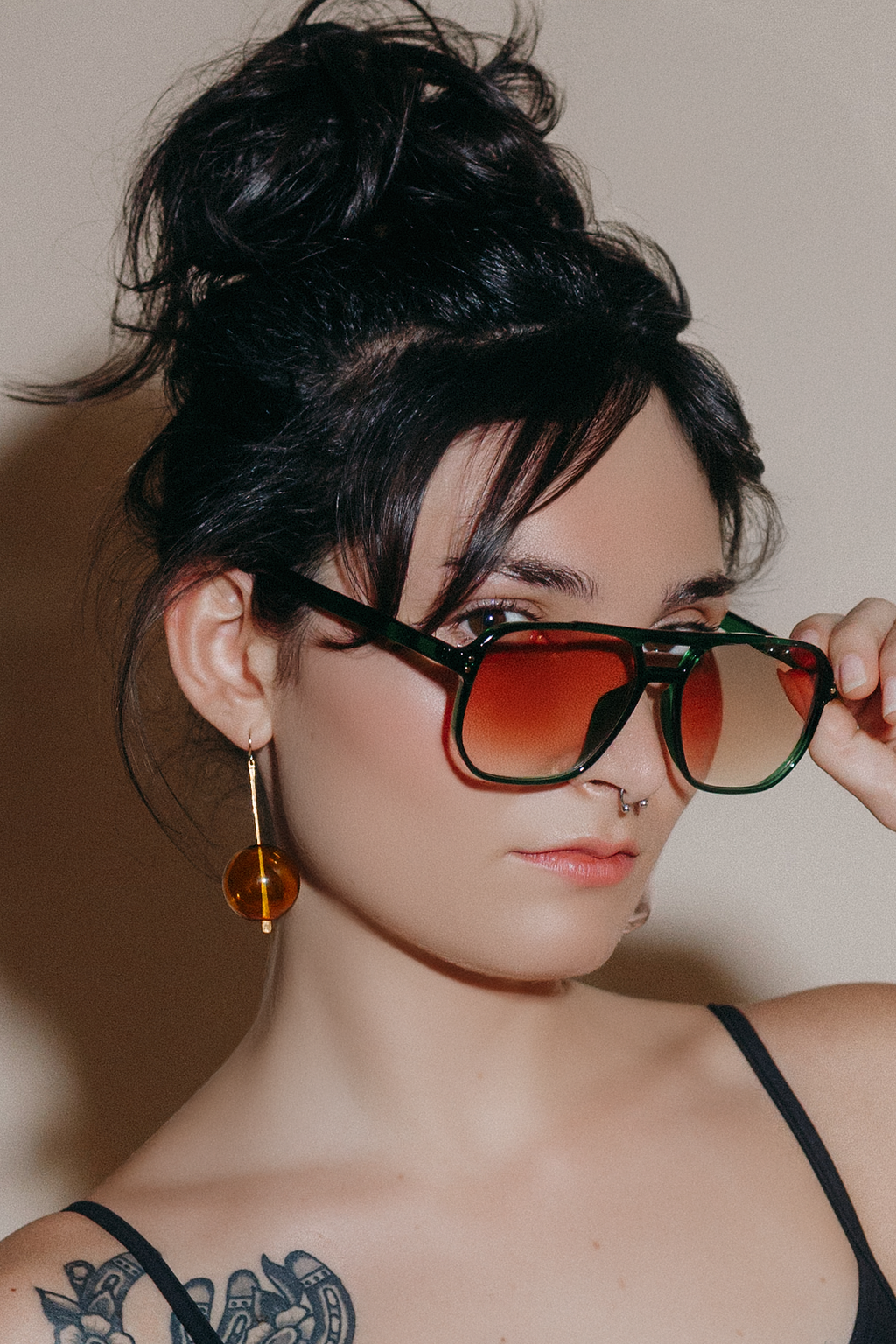 Sjø Earrings | Blown Glass Spheres &amp; 14k Gold-fill