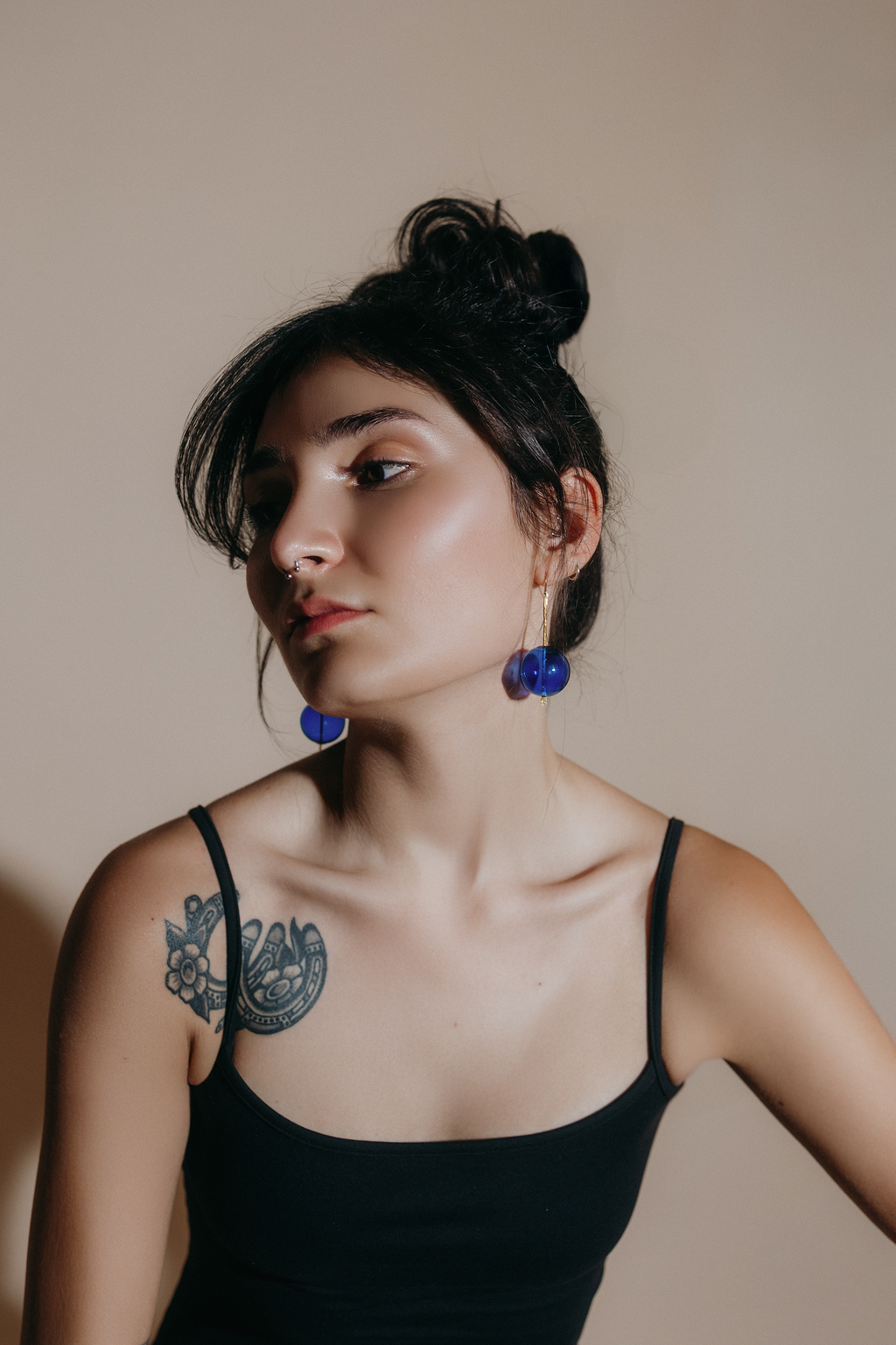 Sjø Earrings | Blown Glass Spheres &amp; 14k Gold-fill