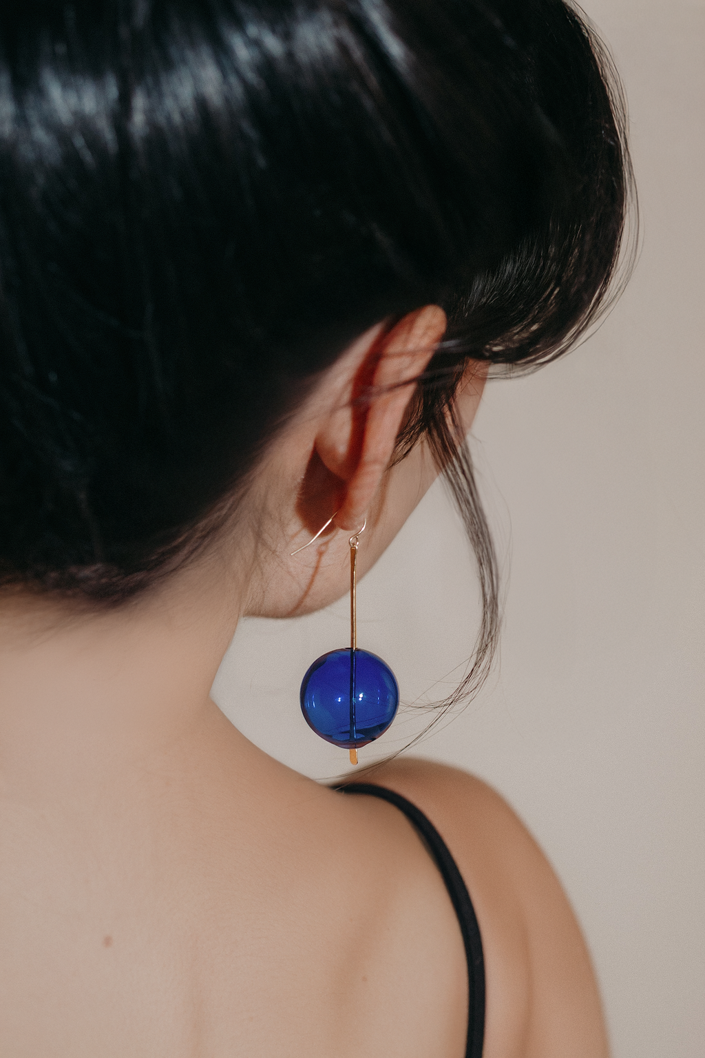 Sjø Earrings | Blown Glass Spheres &amp; 14k Gold-fill
