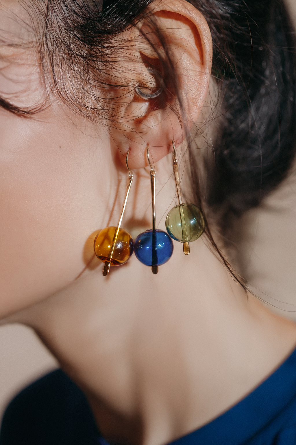 Umi Drop Earrings | Blown Glass &amp; 14k Gold Fill