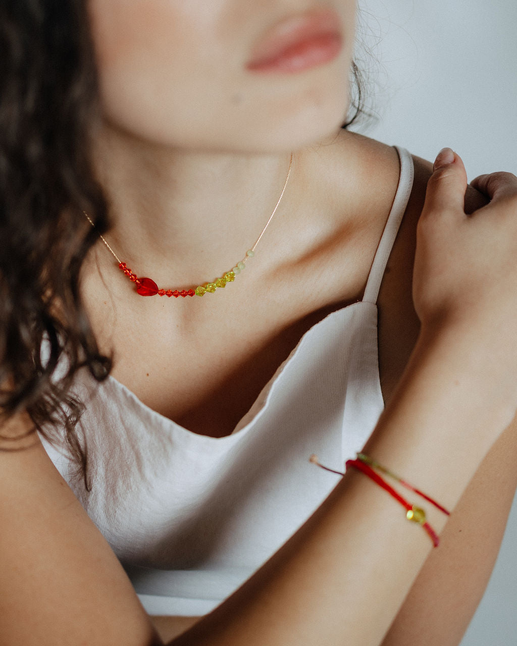 Beaded Crystal Necklace | Friendship Collection