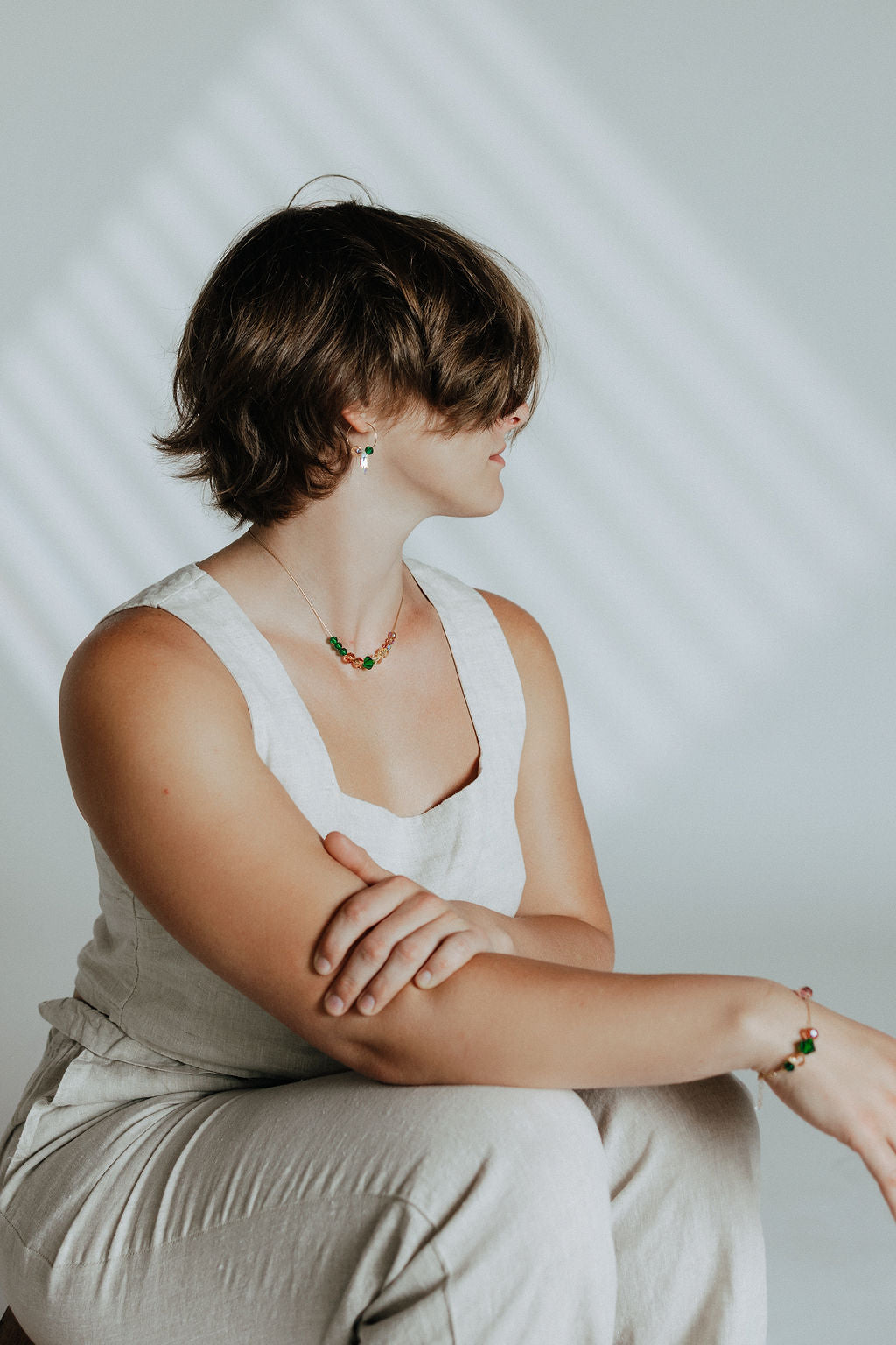 Small Muse Crystal Hoops | Friendship Collection