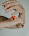 Small Spark Crystal Hoops | Friendship Collection
