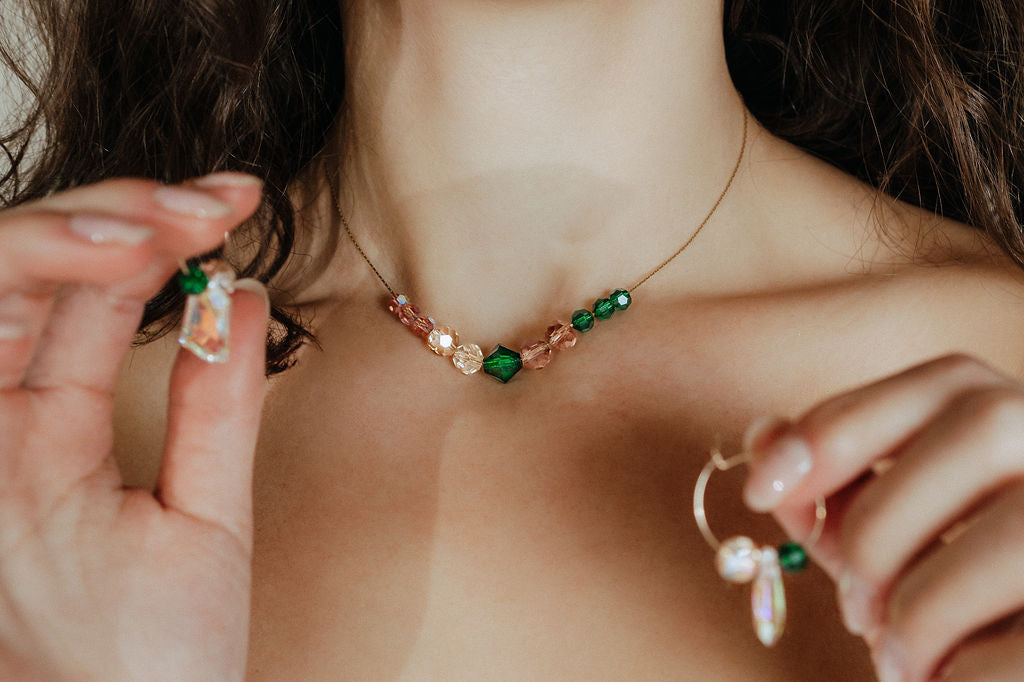 Small Muse Crystal Hoops | Friendship Collection