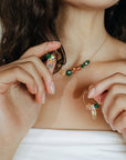 Small Muse Crystal Hoops | Friendship Collection