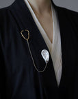 Ceramic Brooch | Stethoscope Pin