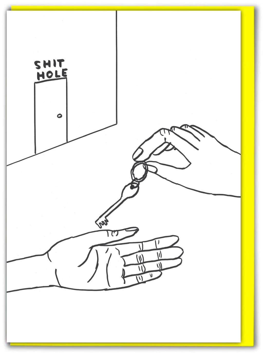 Greeting Card | Shit Hole New Home