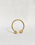 Brass Key Ring | Geometric Keychain Shapes
