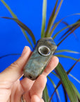 Crystal Pipe | Small Labradorite Wand
