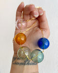Jūra Statement Necklace | Blown Glass Spheres & 14k Gold-fill