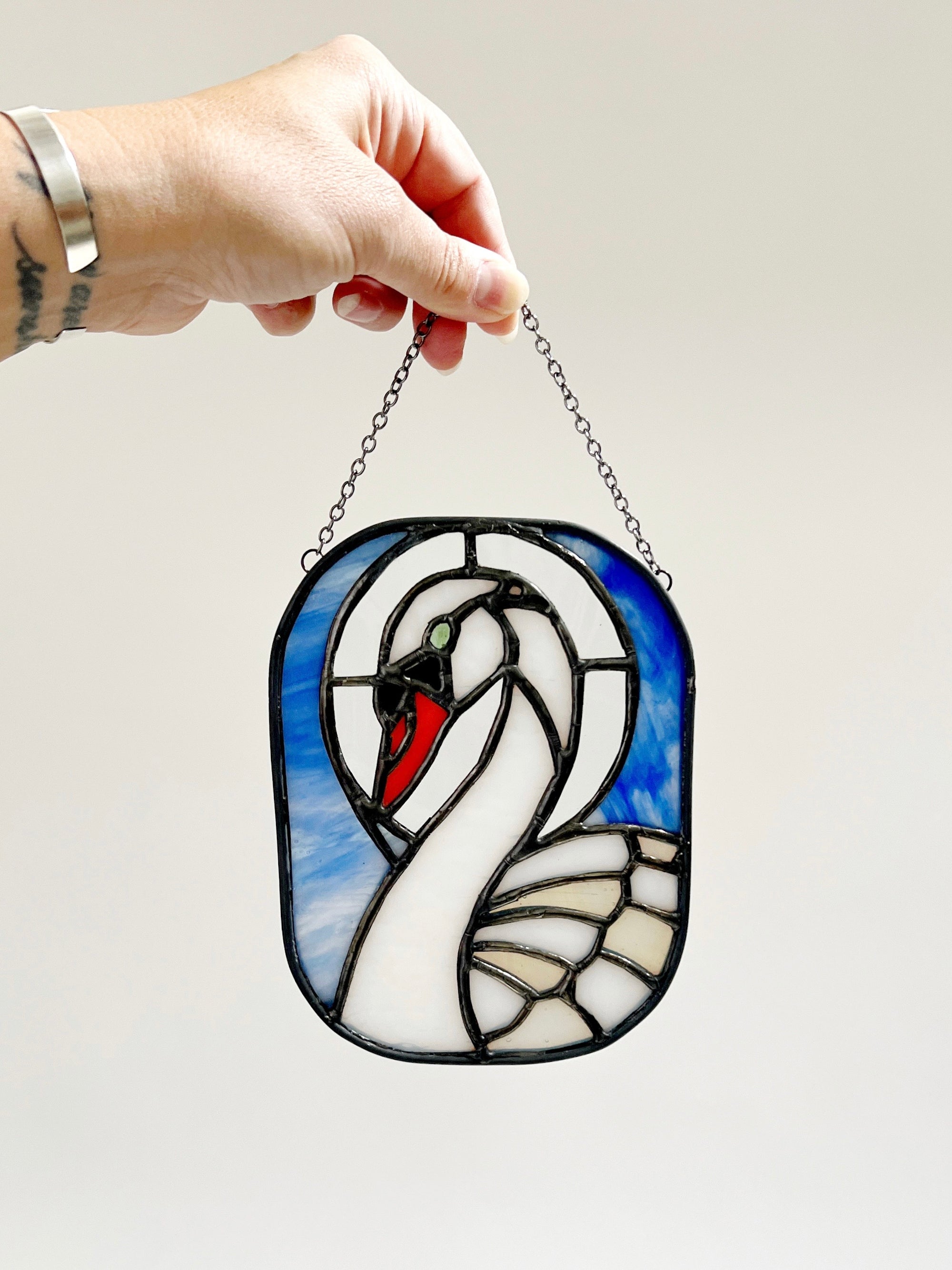 Stained Glass Suncatcher | Birds