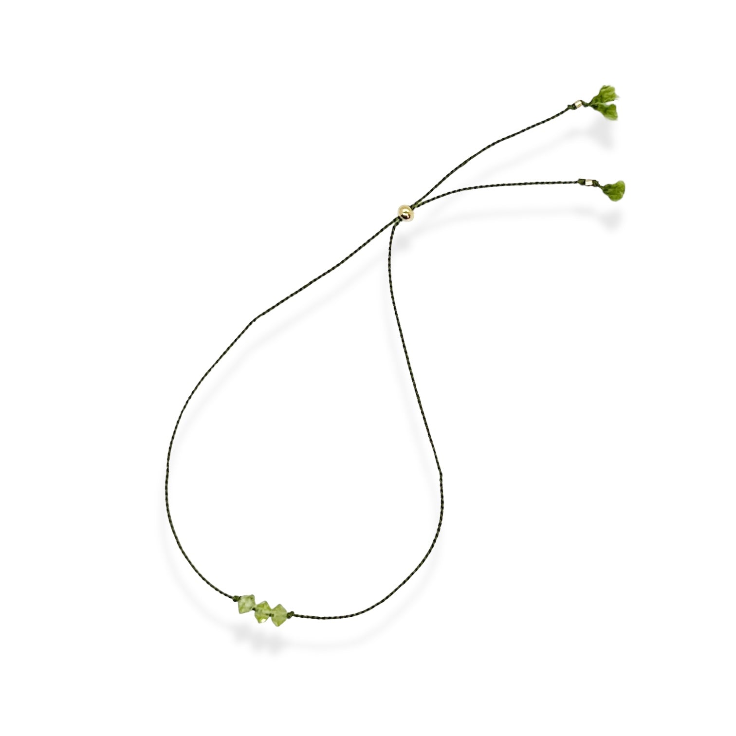 Aria Bracelet | Silk and Gemstone