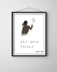 Elevate your space with Jon-Michael Frank's artist prints! Dive into a world of relatable illustrations that embrace a wry and dark sense of humor, exploring the depths of mental health, relationships, and the absurd. These prints are more than art; they're conversation starters and the antidote when the overly sweet just won't suffice. Based in Austin, the artist collaborates with local small businesses to craft these affordable gems. As featured in Psychology Today, The Brooklyn Rail, and Printed Matter, 