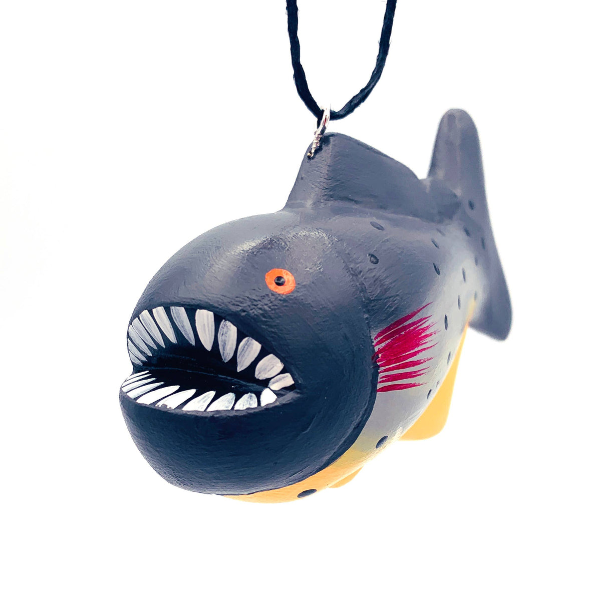 These unique, lightweight ornaments are created by a cooperative of artisans on Isla Solentiname, Nicaragua. Each ornament is inspired by nature, carefully hand-carved with a machete, and painted with realistic detail. These are perfect as Christmas ornaments, holiday ornaments, or year-round decorations.