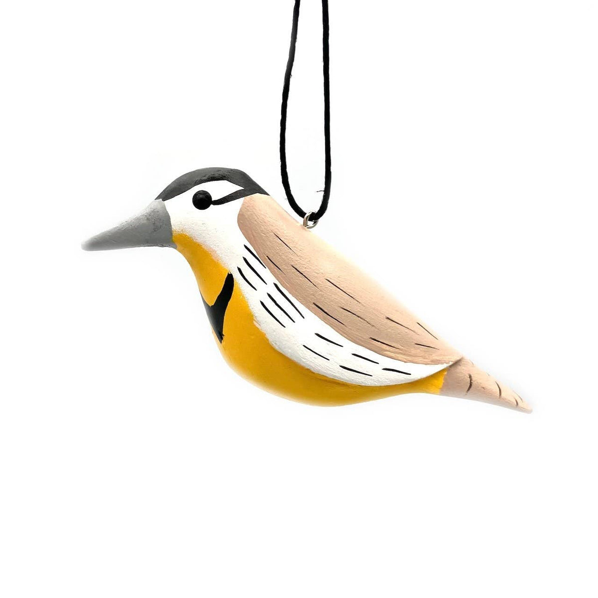 These unique, lightweight ornaments are created by a cooperative of artisans on Isla Solentiname, Nicaragua. Each ornament is inspired by nature, carefully hand-carved with a machete, and painted with realistic detail. These are perfect as Christmas ornaments, holiday ornaments, or year-round decorations.