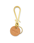 Boatswain Hook Keychain | Leather and Solid Brass
