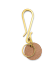 Boatswain Hook Keychain | Leather and Solid Brass