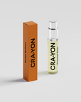 Caramel Days Eau de Parfum 10ml by CRA-YON. A warm, creamy fragrance with citrus, coconut, vanilla, and cacao. Travel-friendly, vegan, cruelty-free scent.