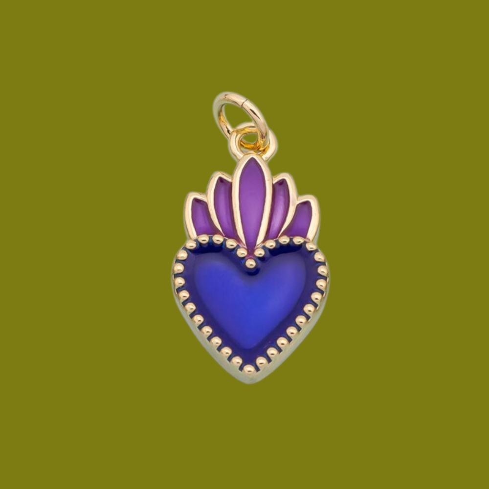 Charm | Flaming Heart