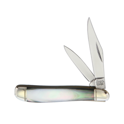 Double Blade Pocket Knife | Black Pearl
