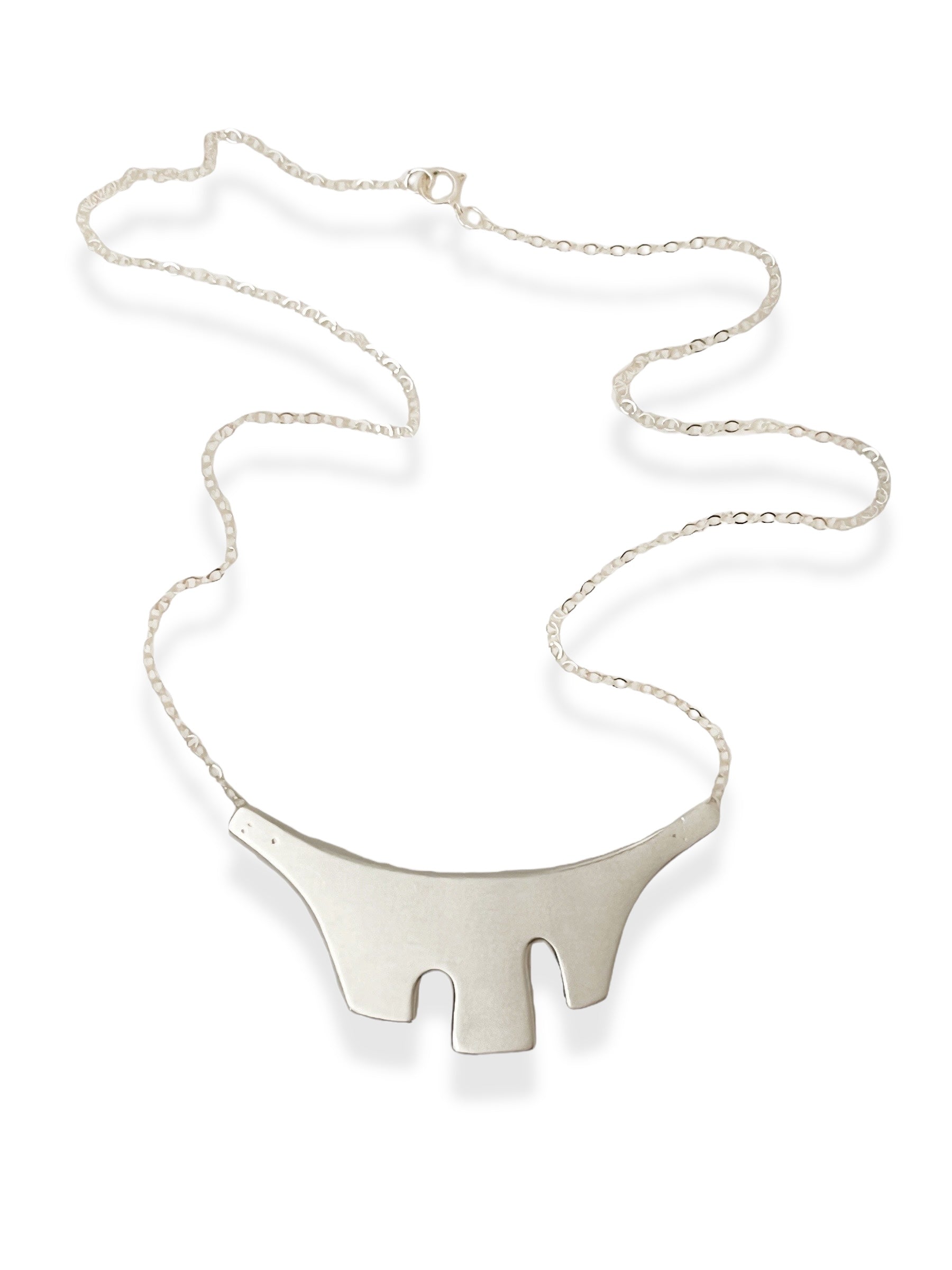 Año Necklace | Silver &amp; Brass