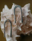 Frida Earrings | Forged Metal Shaped Dangles