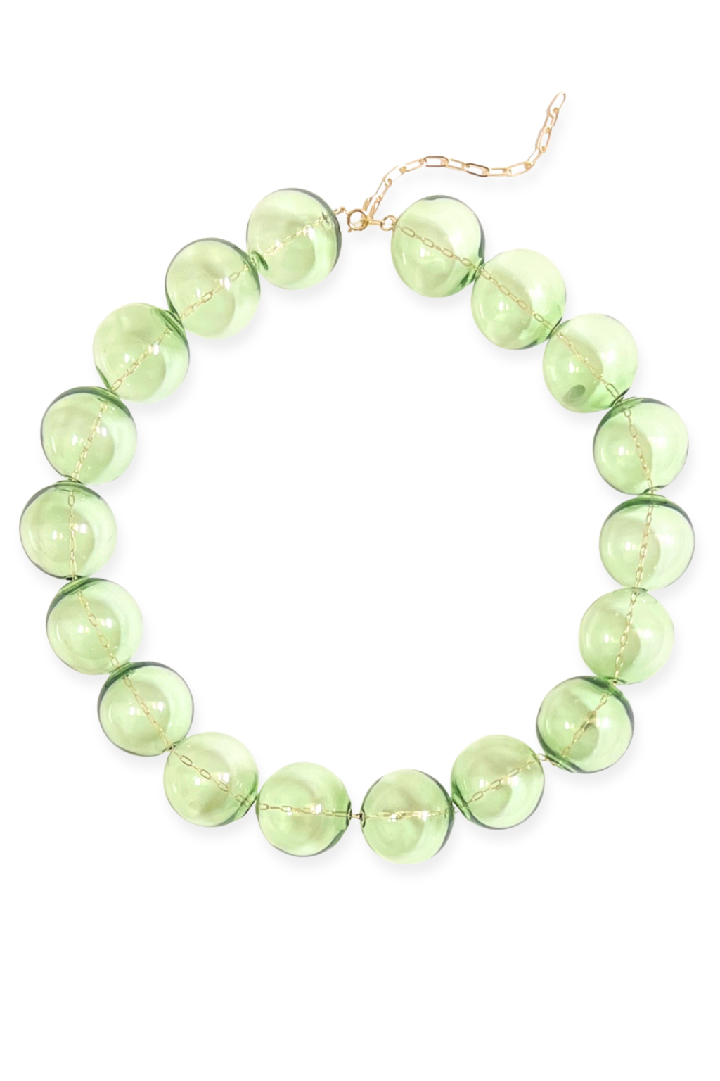Hav Bauble Necklace | Blown Glass Spheres &amp; 14k Gold-filled Chain