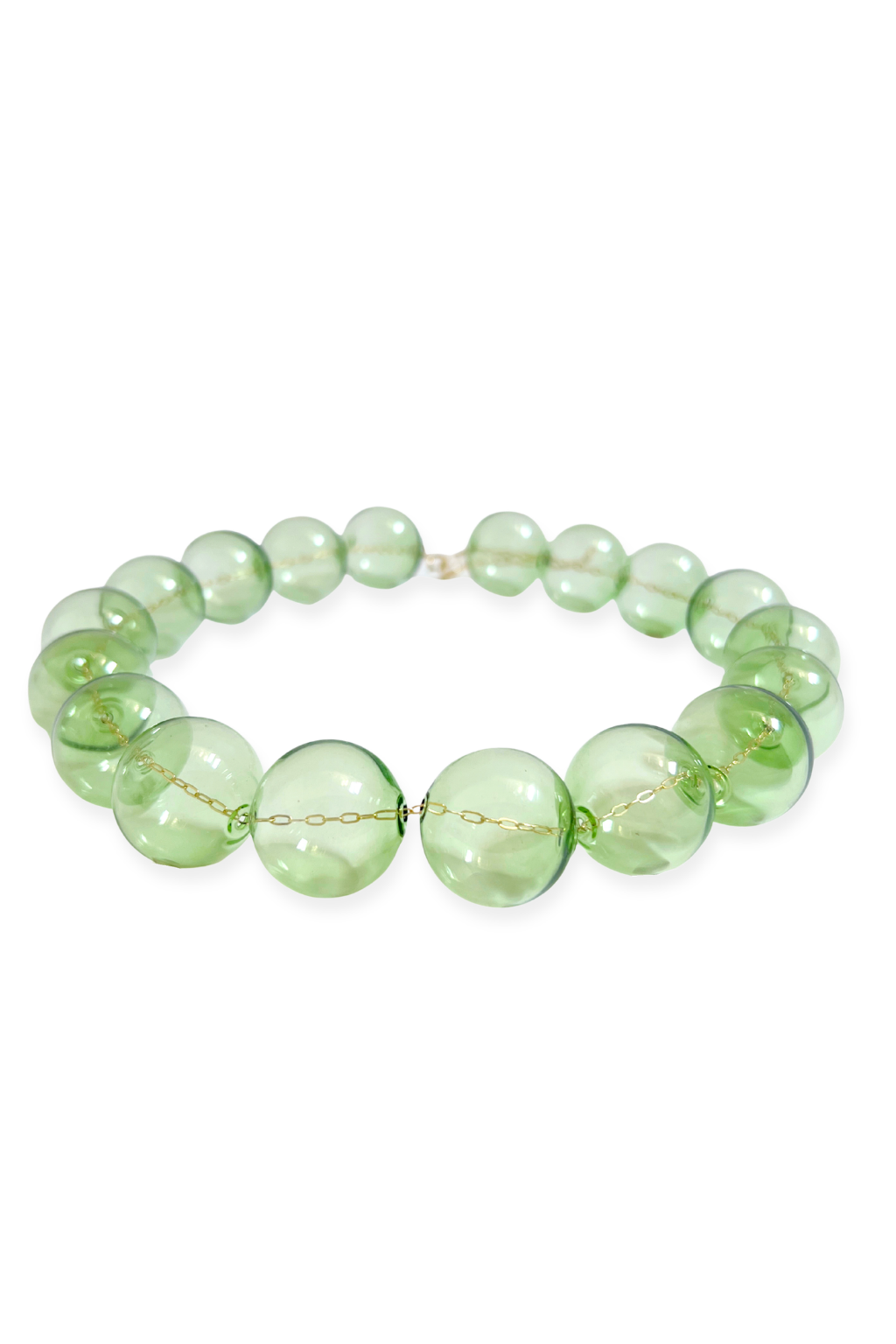 Hav Bauble Necklace | Blown Glass Spheres &amp; 14k Gold-filled Chain