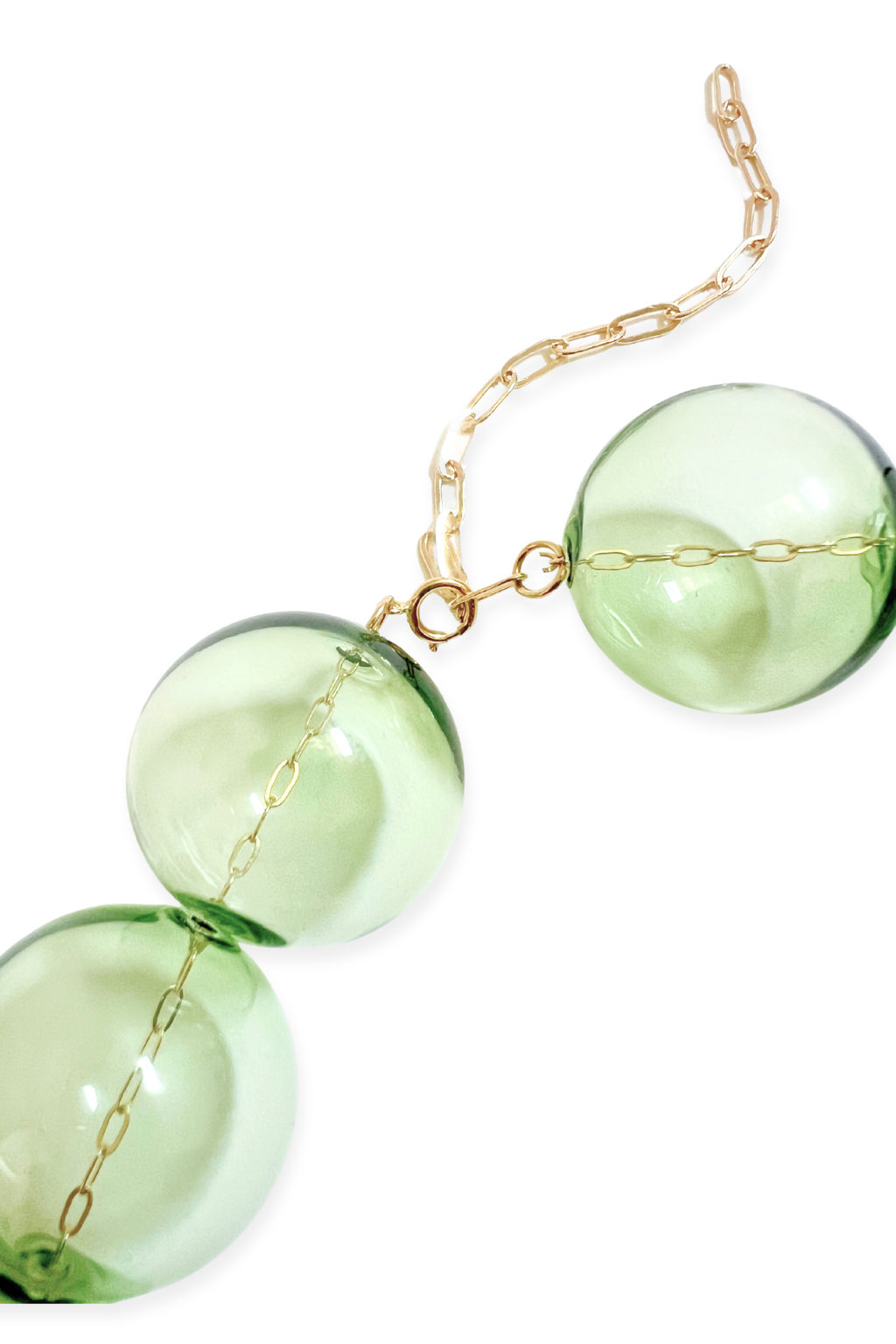 Hav Bauble Necklace | Blown Glass Spheres &amp; 14k Gold-filled Chain