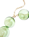 Hav Bauble Necklace | Blown Glass Spheres & 14k Gold-filled Chain