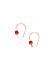 Simple and expressive, the Horseshoe Pull-Through Hoops are a fresh take on everyday earrings. Their petite arc shape hugs the lobe just right, while a single crystal adds a glint of light and intention. Minimal yet full of meaning, these are the earrings you’ll reach for again and again.