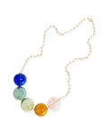 Jūra Statement Necklace | Blown Glass Spheres & 14k Gold-fill