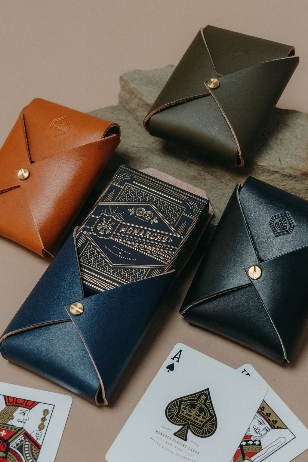 King Playing Card Set | Leather