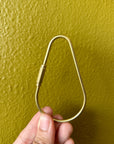 Brass Key Ring | Geometric Keychain Shapes