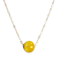 Mar Pendant Necklace | Blown Glass & 14k Gold Fill